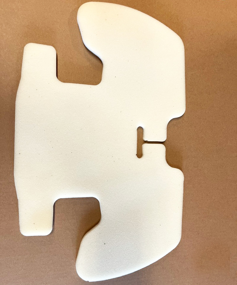 Thin foam seat padding